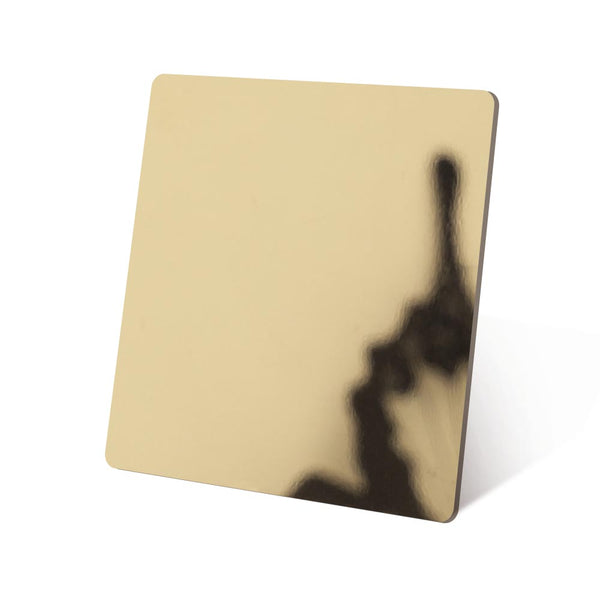 High-Gloss Brass Mirror