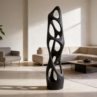 Victory Sculptures Contemporary hollow bronze floor sculpture for modern interior design