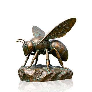 VICTORY VSB-04 Handcrafted insect bronze bee sculpture for outdoor garden and landscape art