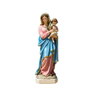 Christian Virgin Mary statue for faith-based home décor, chapels, and devotional prayer spaces