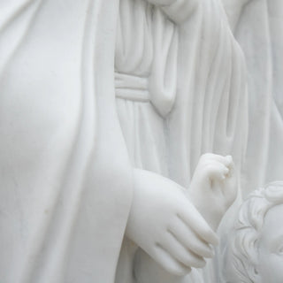 VICTORY Outdoor marble Holy Family statue for church, villa, and religious spaces VSM-124