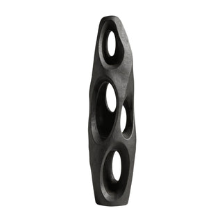 Victory Sculptures Black bronze hollow abstract sculpture for luxury modern interior decor