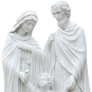 VICTORY Hand-carved Mary Joseph and Baby Jesus sculpture for religious spaces VSM-124