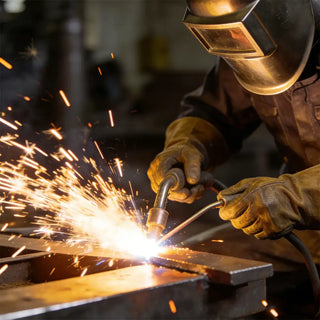 Artisans in the victory sculptures workshop hand-carve marble and weld stainless steel
