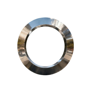 Contemporary stainless steel circle fountain for villa gardens, hotel courtyards and outdoor spaces.