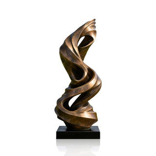 Luxury bronze abstract metal sculpture ideal for indoor or outdoor decorative spaces VSB-103