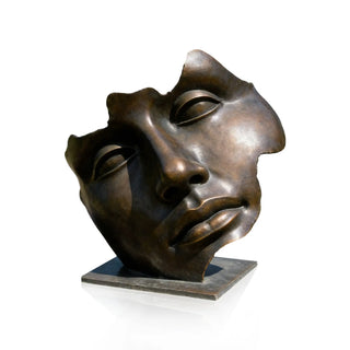 Victory Sculptures VSB-99 Artistic bronze face sculpture for luxury garden and art block