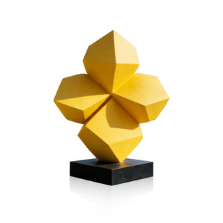VICTORY VSS-100 Modern geometric flower metal sculpture for contemporary art gallery decor