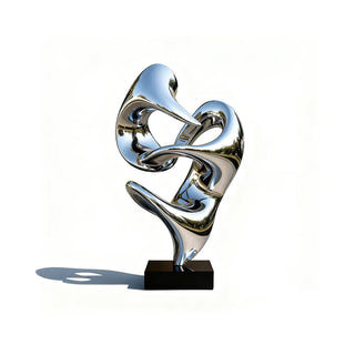 Irregular abstract stainless steel sculpture VSS-13, modern metal art for indoor and outdoor luxury decoration