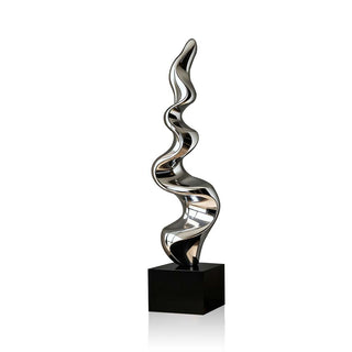 VICTORY VSS-04 large abstract stainless steel sculpture for indoor and outdoor modern spaces