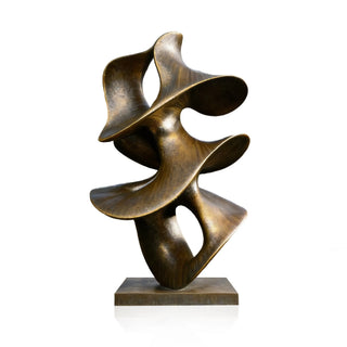 Victory Sculptures Contemporary bronze abstract sculpture as luxury courtyard landmark art