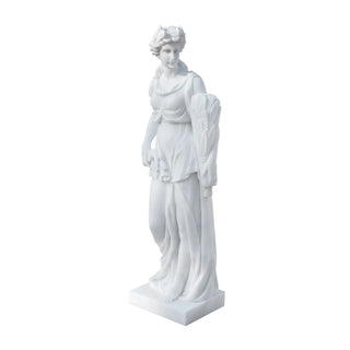 Hand-carved marble Greek harvest goddess statue for villa and estate landscapes VSM-126