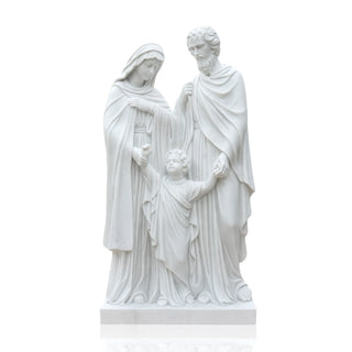 VICTORY Hand-carved Mary Joseph and Baby Jesus sculpture for religious spaces VSM-124